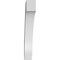Ekena Millwork 4-in. W x 22-in. D x 28-in. H Imperial Architectural Grade PVC Knee Brace BRCP04X22X28IMP - alternate 2